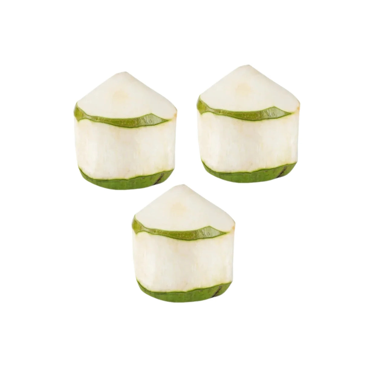 Young Coconut (White Peel) 3 Pieces