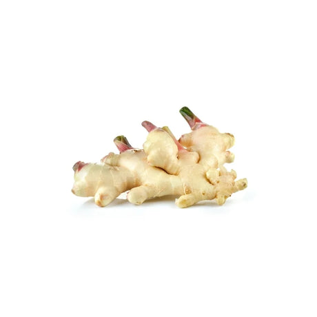 Fresh Young Ginger 250g pack on white background — tender young ginger for stir-fries, soups, and herbal teas.